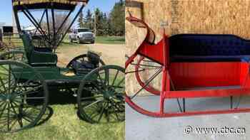 Alberta family auctioning off over 2 dozen carriages and sleighs