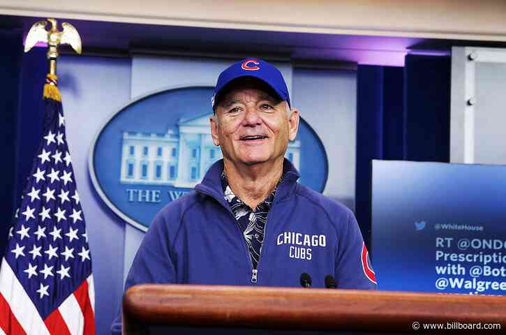 Bill Murray Welcomes Cubs Fans Back to Full Ballpark With ‘Take Me Out to the Ball Game’