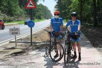 Wielertoerist crasht op nieuw fietspad twee dagen voor de inhuldiging: “Weinig verantwoordelijkheidszin als je een werf zo achterlaat”