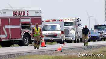 Two dead after SUV hits Greyhound bus