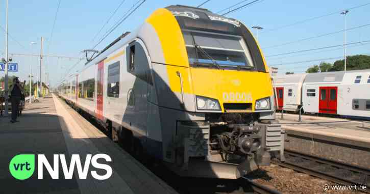 Trein tussen Mol en Hamont rijdt voortaan volledig elektrisch - VRT NWS