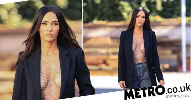 Megan Fox steps up her street style as she leaves photoshoot in entirely see-through mesh top