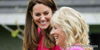 First lady Jill Biden and Kate Middleton meet for the 1st time