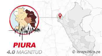 Temblor de 4.0 de magnitud remeció Piura hoy, según IGP - LaRepública.pe