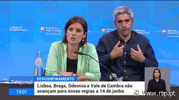 Lisboa e Braga entre os concelhos que falham desconfinamento - RTP