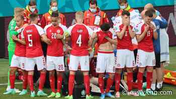 Denmark's Christian Eriksen collapses during Euro 2020 match against Finland