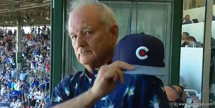 Bill Murray Sings 'Take Me Out to the Ball Game' at the Chicago Cubs' First Full Capacity Game in Over a Year