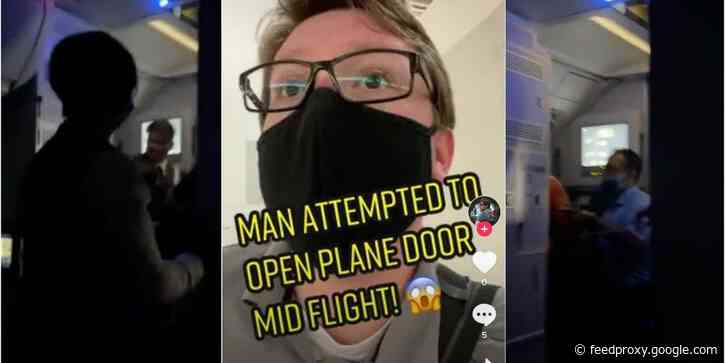'Terrifying' video shows Delta passengers restrain a man who threatened to 'take the plane down' and assaulted flight attendants