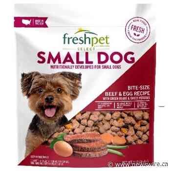 Freshpet Voluntarily Recalls One Lot of Freshpet® Select Small Dog Bite Size Beef &amp; Egg Recipe Dog Food Due to Potential Salmonella Contamination