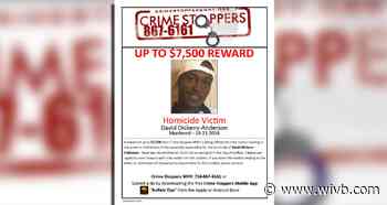 Crime Stoppers offering $7,500 for information on the 2018 homicide of David Dickens-Anderson