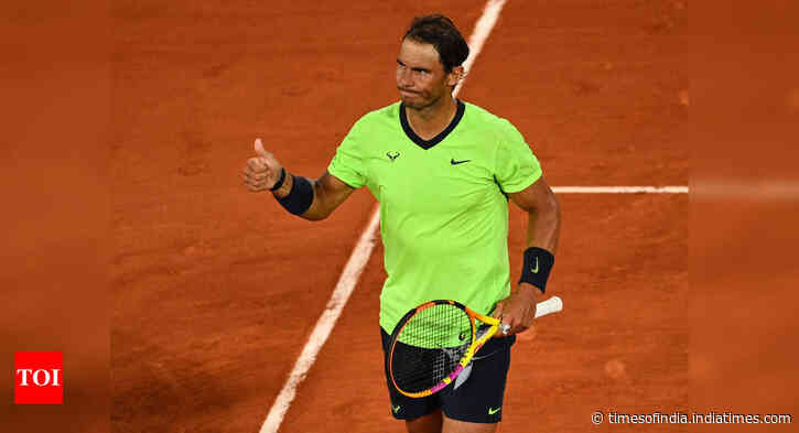 'Life goes on, it's just tennis,' says Rafael Nadal after French Open reign ends - Times of India