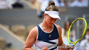 French Open tennis - 'Very impressive!' - Barbora Krejcikova wins six games in a row to take first set - Eurosport.com