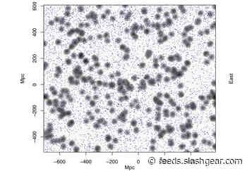 A gigantic arc of galaxies has been discovered spanning 3.3 billion light-years