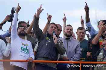 At Biker Rally, Brazil's Bolsonaro Says Cops Will Support Him 'Whatever Happens'