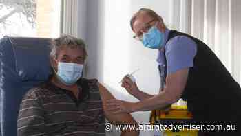 Ararat Advertiser photographer Peter Pickering receives his COVID-19 vaccination - Ararat Advertiser