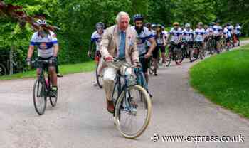 Prince Charles 'enjoying himself' cycling sends Royal fans into frenzy – 'Fantastic King' - Express