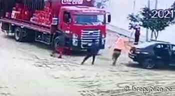Asaltan camión repartidor de gaseosas en Trujillo - LaRepública.pe