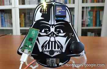 Raspberry Pi Darth Vader crypto currency price tracker