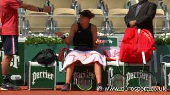 French Open - 'I did nothing!' - Paula Badosa furious with umpire over coaching violation v Tamara Zidansek - Eurosport.co.uk