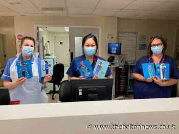 Royal Bolton Hospital staff delighted with children's cards