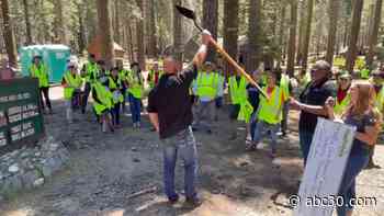 Dozens help clean up at Camp Fresno