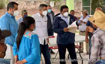 Acude Murat a San Vicente Coatlán; busca construir acuerdos “para mantener la paz” en la Sierra Sur | Oaxaca - El Universal Oaxaca