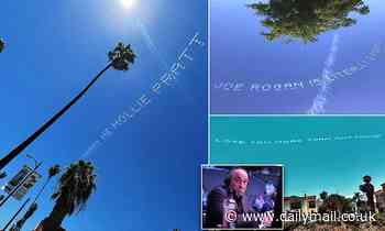LA man spent $17,000 to propose to his girlfriend in a sky message while dissing Joe Rogan