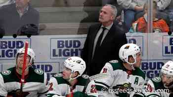 Wild head coach Dean Evason finalist for NHL coach of the year