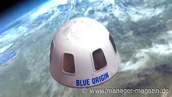Bemannter Erstflug von Blue Origin: Zehn Minuten Weltraum-Flug mit Jeff Bezos kosten 28 Millionen Dollar