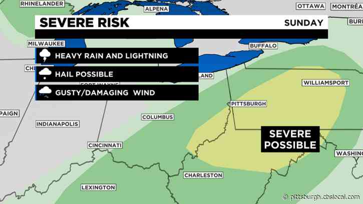 Pittsburgh Weather: Sunday Showers, Storms