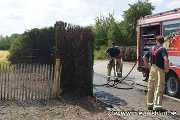 Brandweer blust haag
