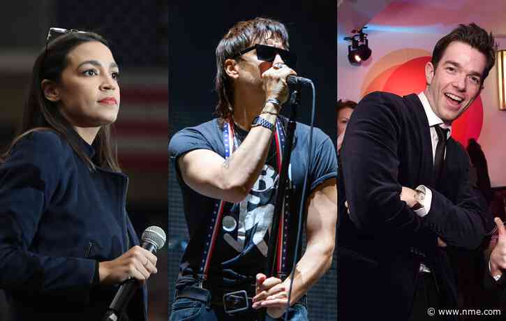 Watch Alexandria Ocasio-Cortez and John Mulaney open for The Strokes at Maya Wiley fundraiser