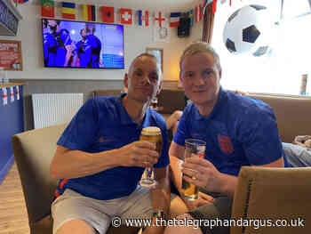 In the pub in Bradford for England v Croatia at the Euros