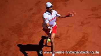 French Open JETZT live: Aufregung um Djokovic-Sturz im Finale gegen Tsitsipas