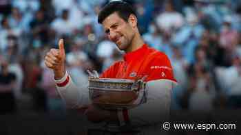 Stats: Djokovic closes in on Federer, Nadal with 2nd French Open, 19th Grand Slam