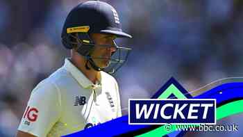 England v New Zealand: Olly Stone caught behind off Trent Boult as tourists set 38 to win