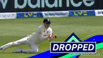 England v New Zealand: Substitute fielder Sam Billings drops Ross Taylor on 68