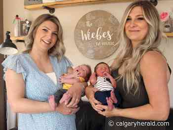 Calgary sisters deliver babies just hours apart from each other - Calgary Herald