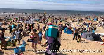 Crowds flock to Formby Beach to soak up sun on hottest day of the year