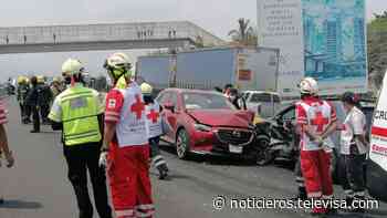 Carambola deja 11 heridos en Cuernavaca, Morelos - Noticieros Televisa
