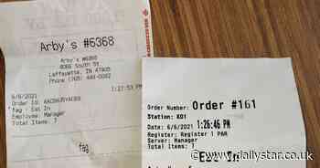 Fast food worker says homophobic slur on customer's receipt was 'computer glitch' - Daily Star