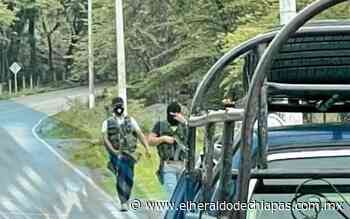 Pobladores de la Sierra temen por encapuchados que revisan vehículos - El Heraldo de Chiapas