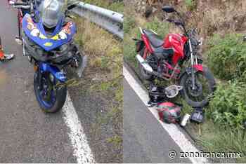 Reportan choque entre dos motocicletas, en la Sierra de Lobos - Zona Franca