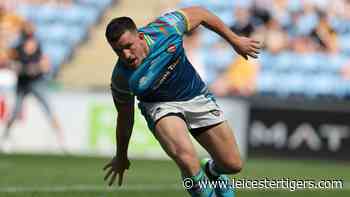 Scott's score nominated for Try of the Week - Leicester Tigers