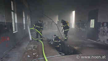 Brand in Lokalbahnstraße - Einsatz in Neunkirchen: Ehemaliges Lagerhaus in Brand - NÖN.at