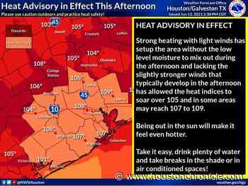 Heat advisory in effect for Houston region - Houston Chronicle