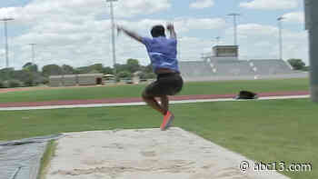 Houston Baptist University triple-jumper Christopher Welch will compete at US Olympic trials on June 19 - KTRK-TV