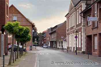 Autofahrer auf Bürgersteig: CDU fordert Poller vor Bären-Apotheke in Ascheberg - Dorstener Zeitung