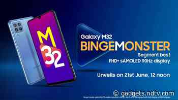 Samsung Galaxy M32 India Launch Date Set for June 21; Price, Specifications Surface Alongside