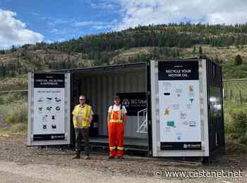 Town of Osoyoos receives upgraded used oil recycling infrastructure at their landfill - Penticton News - Castanet.net